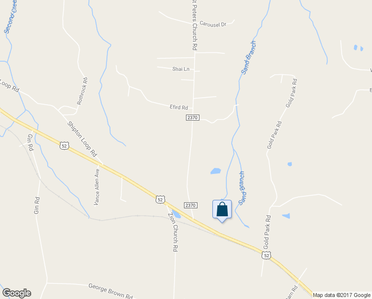 map of restaurants, bars, coffee shops, grocery stores, and more near 340 Saint Peters Church Road in Gold Hill
