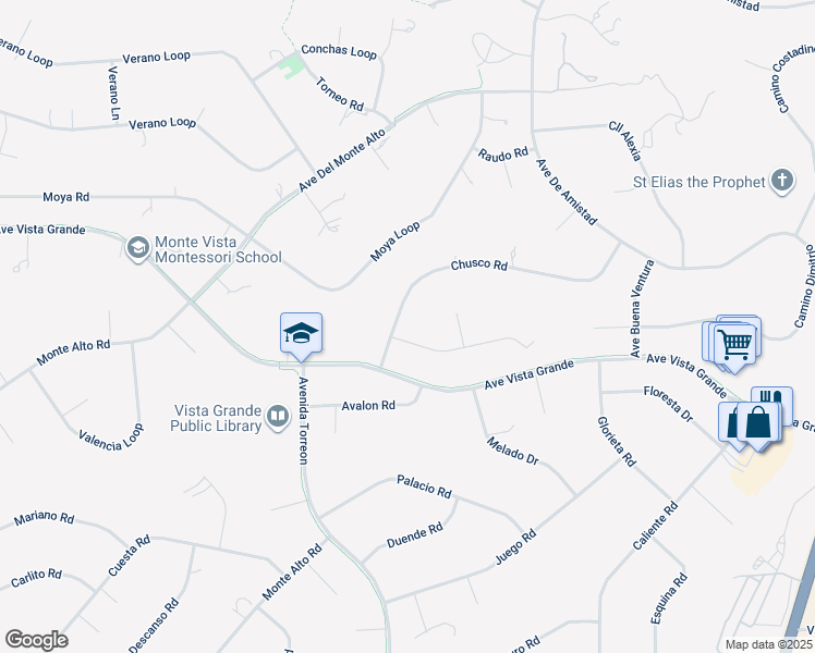 map of restaurants, bars, coffee shops, grocery stores, and more near 28 Chusco Road in Santa Fe