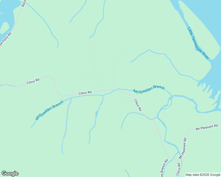 map of restaurants, bars, coffee shops, grocery stores, and more near 113 McSpadden Branch Road in Vonore