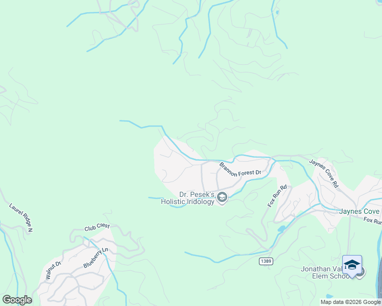 map of restaurants, bars, coffee shops, grocery stores, and more near 294 Cataloochee Lane in Waynesville