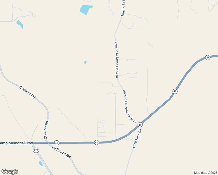 map of restaurants, bars, coffee shops, grocery stores, and more near 5570 Rancho La Loma Linda Drive in Paso Robles