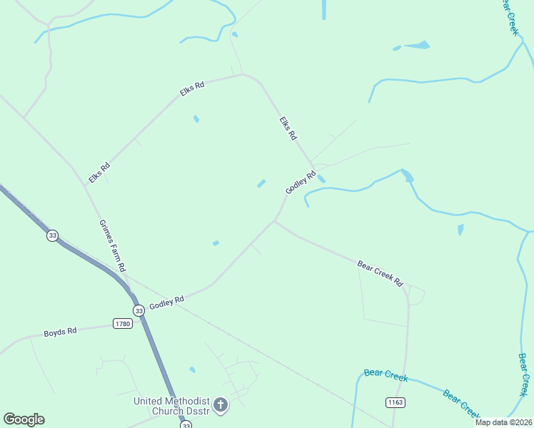 map of restaurants, bars, coffee shops, grocery stores, and more near Godley Road in Beaufort County