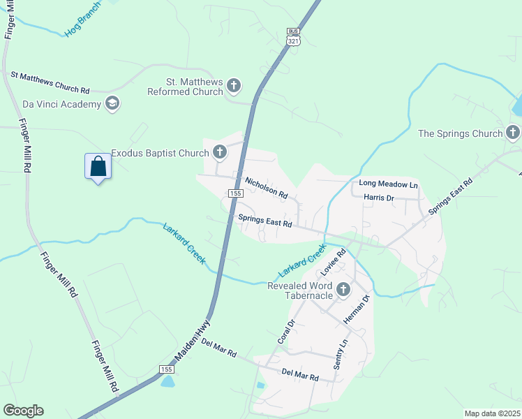map of restaurants, bars, coffee shops, grocery stores, and more near 3008 Livingstone Trail in Lincolnton