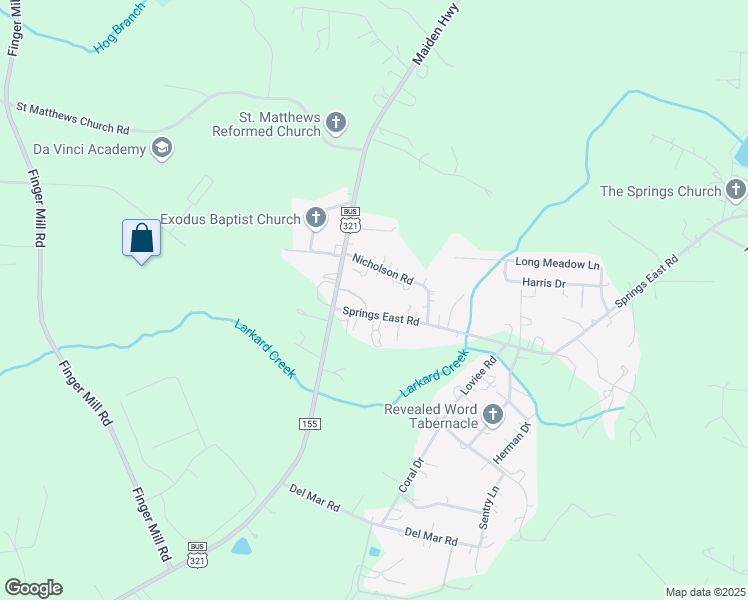 map of restaurants, bars, coffee shops, grocery stores, and more near 3008 Livingstone Trail in Lincolnton