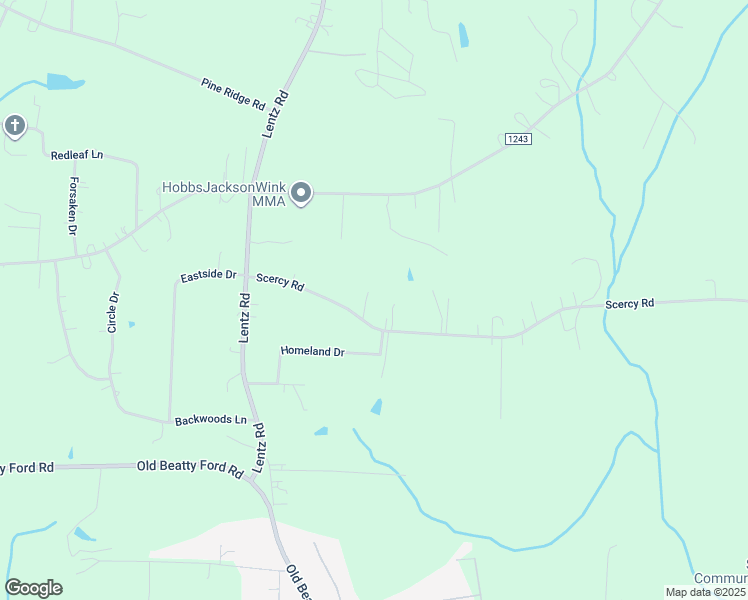 map of restaurants, bars, coffee shops, grocery stores, and more near 1520 Scercy Road in China Grove