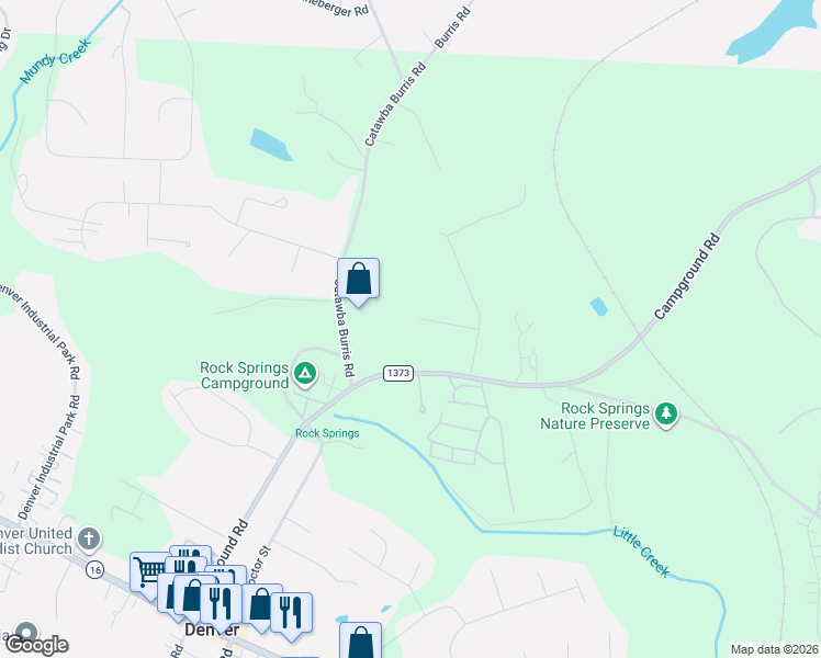 map of restaurants, bars, coffee shops, grocery stores, and more near 6943 Campground Road in Denver