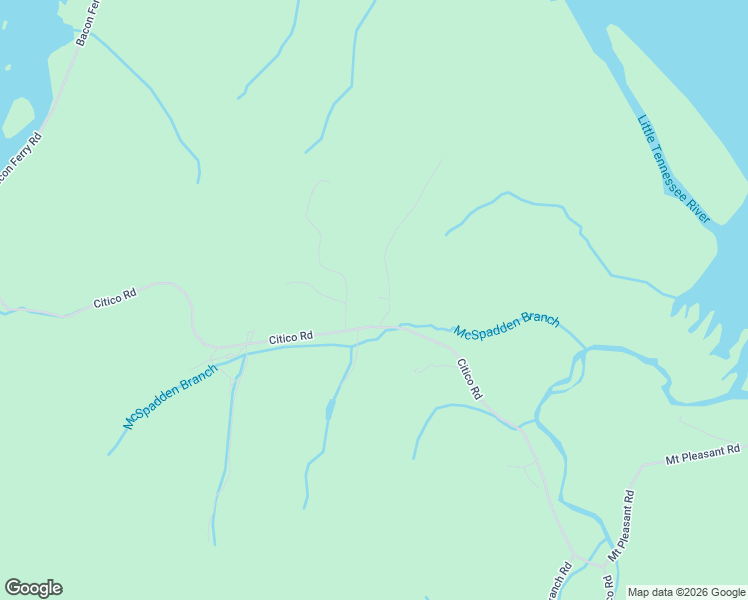 map of restaurants, bars, coffee shops, grocery stores, and more near 113 McSpadden Branch Road in Vonore