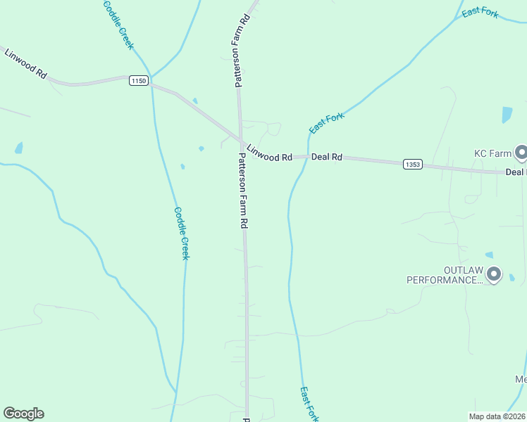 map of restaurants, bars, coffee shops, grocery stores, and more near 856 Patterson Farm Road in Mooresville