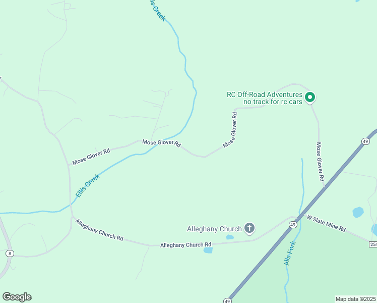 map of restaurants, bars, coffee shops, grocery stores, and more near Mose Glover Road in Davidson County