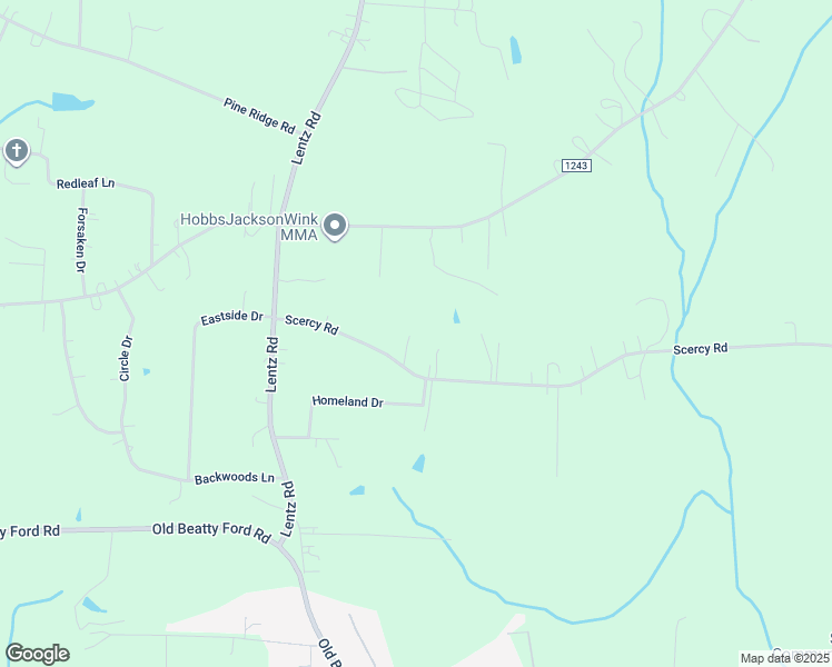 map of restaurants, bars, coffee shops, grocery stores, and more near 1520 Scercy Road in China Grove