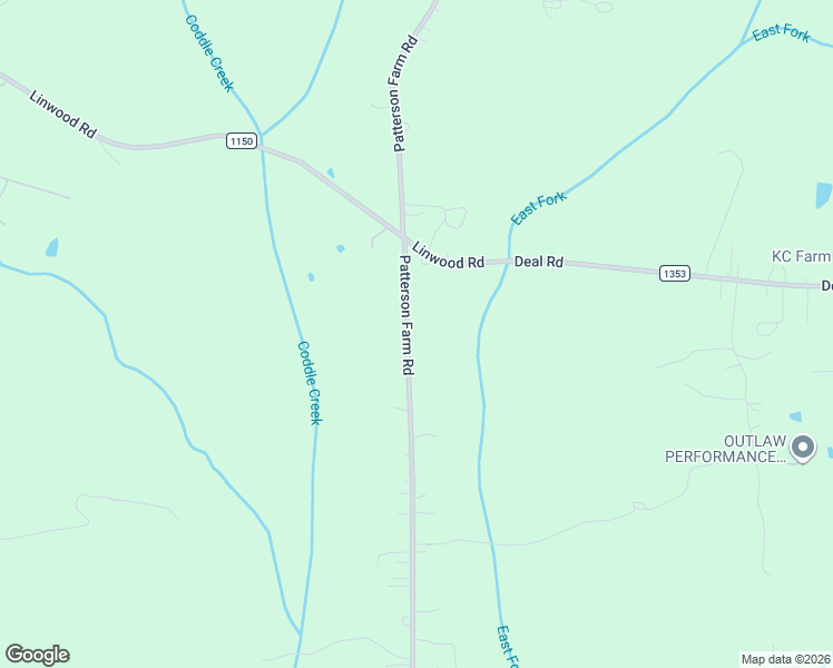 map of restaurants, bars, coffee shops, grocery stores, and more near 856 Patterson Farm Road in Mooresville