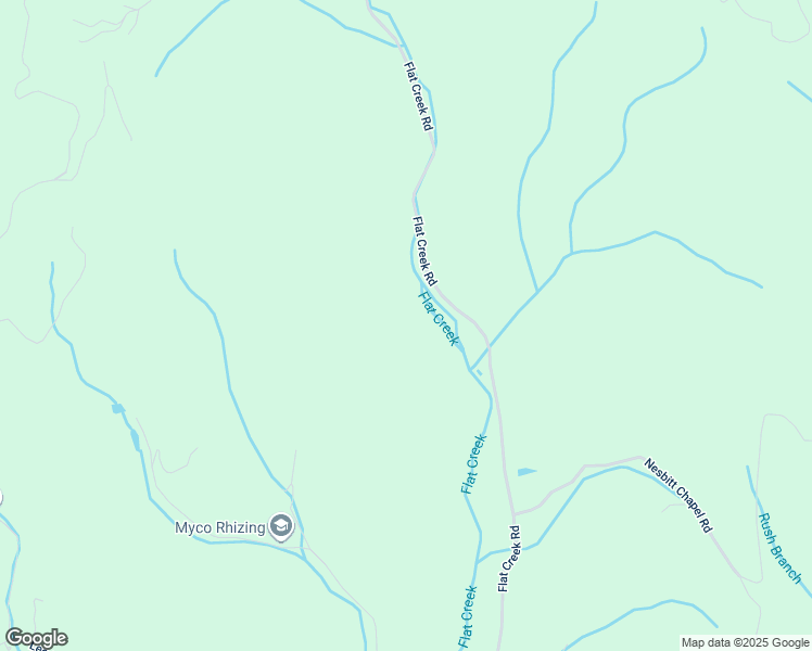 map of restaurants, bars, coffee shops, grocery stores, and more near 275 Flat Creek Road in Fairview