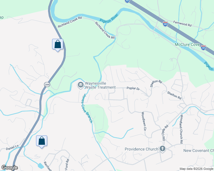 map of restaurants, bars, coffee shops, grocery stores, and more near 150 Ridgeline Road in Clyde