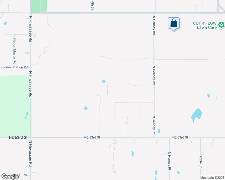 map of restaurants, bars, coffee shops, grocery stores, and more near 6710 Deer Creek Trail in Jones