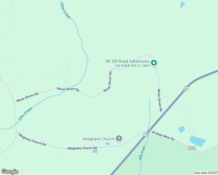 map of restaurants, bars, coffee shops, grocery stores, and more near Mose Glover Road in Davidson County