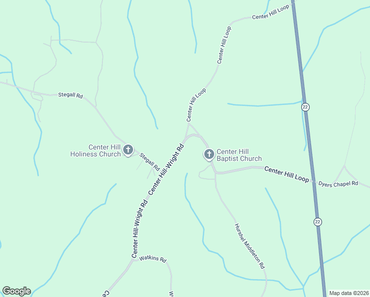 map of restaurants, bars, coffee shops, grocery stores, and more near 110 Center Hill-Wright Road in Reagan