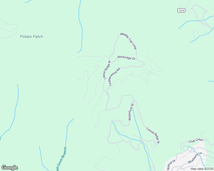 map of restaurants, bars, coffee shops, grocery stores, and more near 2342 Laurel Ridge North in Maggie Valley