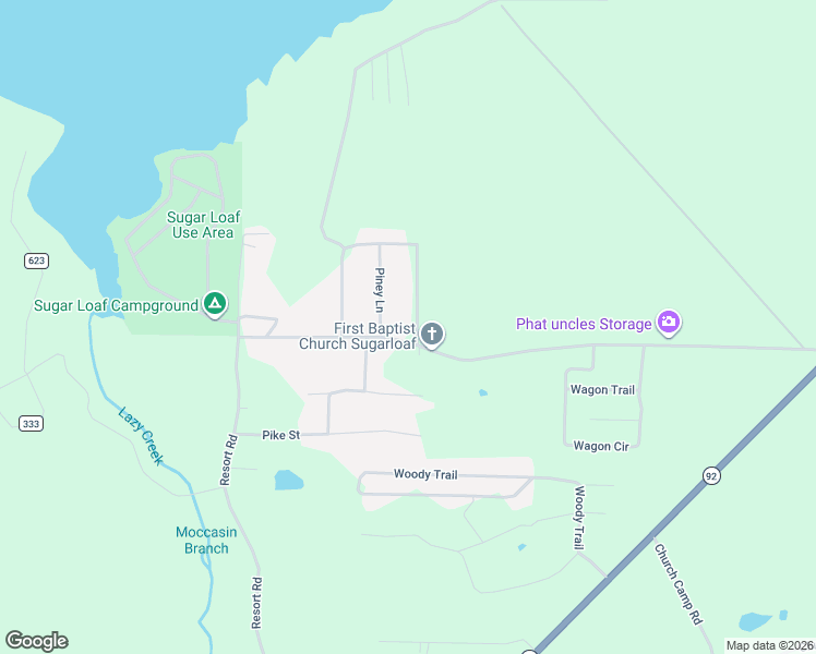 map of restaurants, bars, coffee shops, grocery stores, and more near 646 Wood Grove Lane in Higden