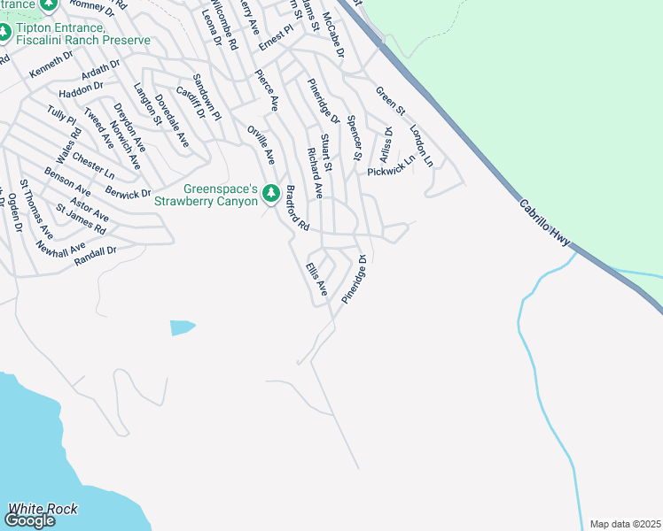 map of restaurants, bars, coffee shops, grocery stores, and more near 1397 Richard Avenue in Cambria