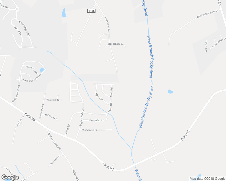 map of restaurants, bars, coffee shops, grocery stores, and more near 242 Mott Road in Mooresville