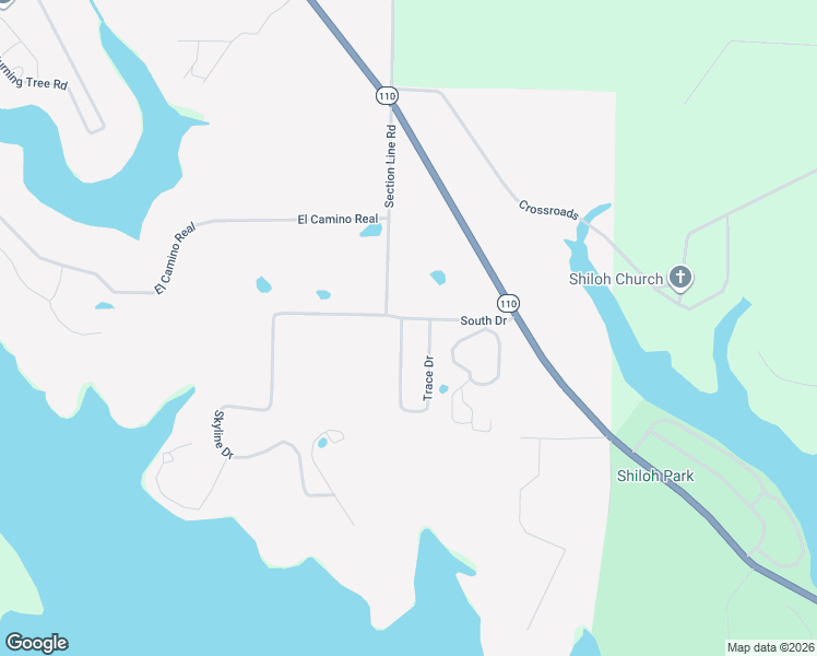 map of restaurants, bars, coffee shops, grocery stores, and more near 1539 Section Line Road in Higden