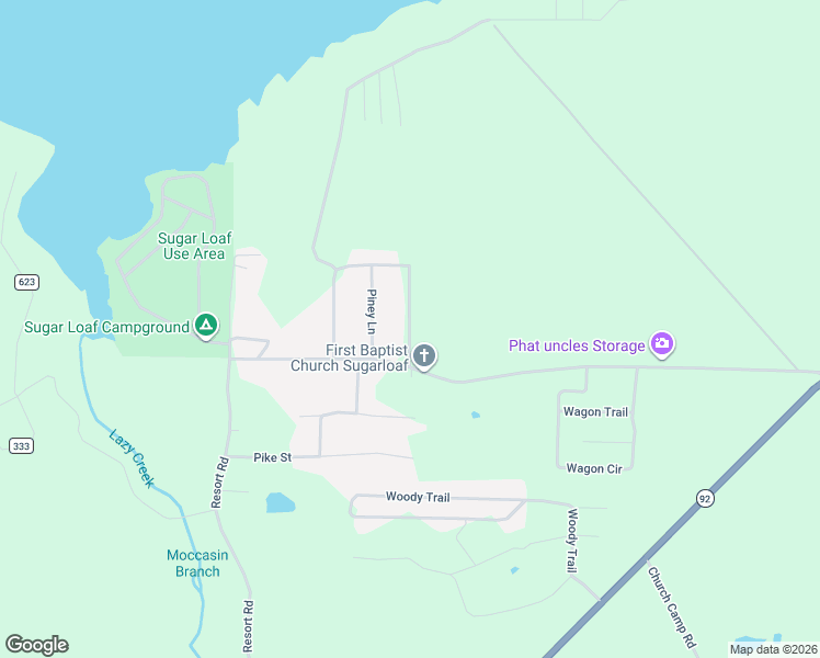 map of restaurants, bars, coffee shops, grocery stores, and more near 646 Wood Grove Lane in Higden