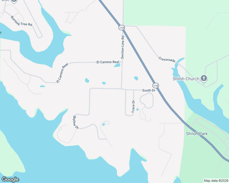 map of restaurants, bars, coffee shops, grocery stores, and more near 249 South Drive in Greers Ferry