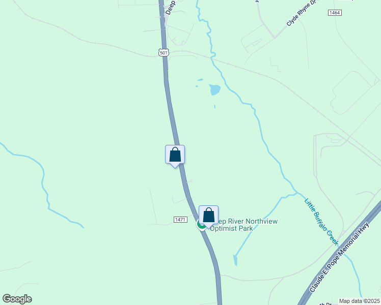 map of restaurants, bars, coffee shops, grocery stores, and more near 3618 Hawkins Avenue in Sanford