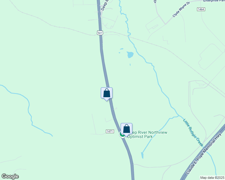 map of restaurants, bars, coffee shops, grocery stores, and more near 3618 Hawkins Avenue in Sanford