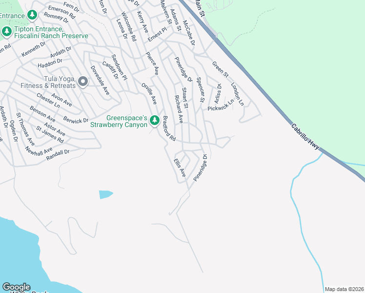 map of restaurants, bars, coffee shops, grocery stores, and more near in Cambria