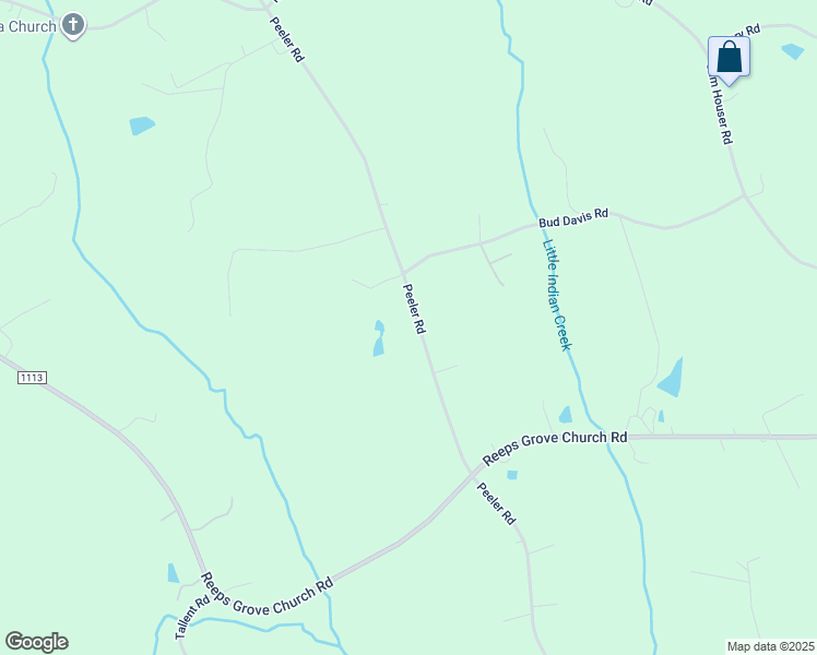 map of restaurants, bars, coffee shops, grocery stores, and more near 2047 Peeler Road in Vale
