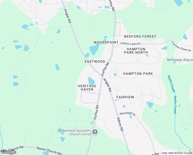 map of restaurants, bars, coffee shops, grocery stores, and more near 4001 Ruran Court in Fuquay-Varina