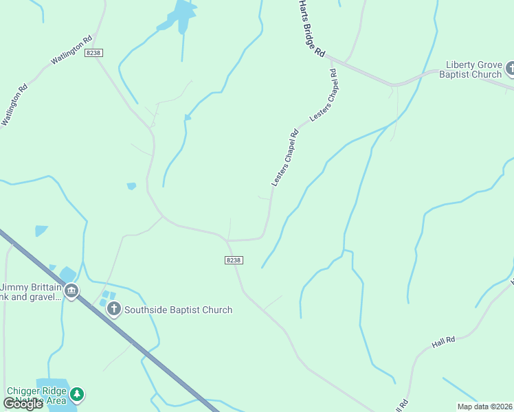 map of restaurants, bars, coffee shops, grocery stores, and more near 44 Lesters Chapel Road in Jackson