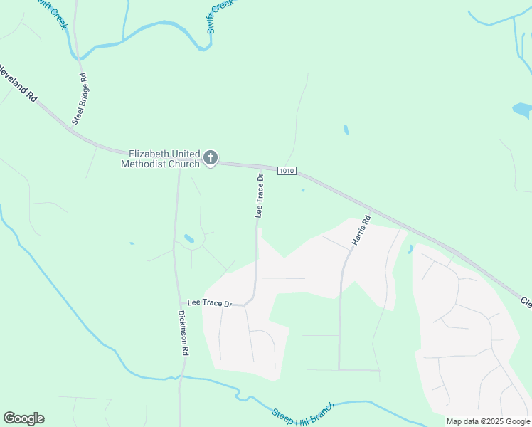 map of restaurants, bars, coffee shops, grocery stores, and more near 129 Lee Trace Drive in Smithfield