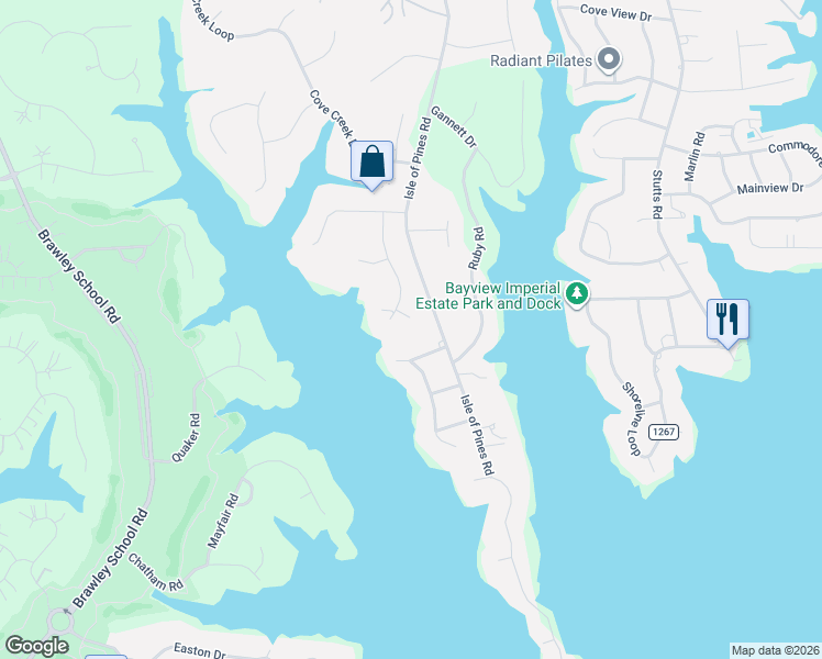 map of restaurants, bars, coffee shops, grocery stores, and more near 106 Ivyridge Court in Mooresville