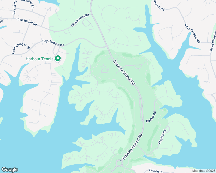 map of restaurants, bars, coffee shops, grocery stores, and more near 125 Ballston Drive in Mooresville