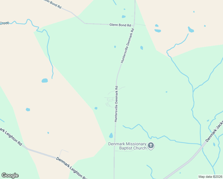 map of restaurants, bars, coffee shops, grocery stores, and more near 1045 Huntersville Denmark Road in Denmark