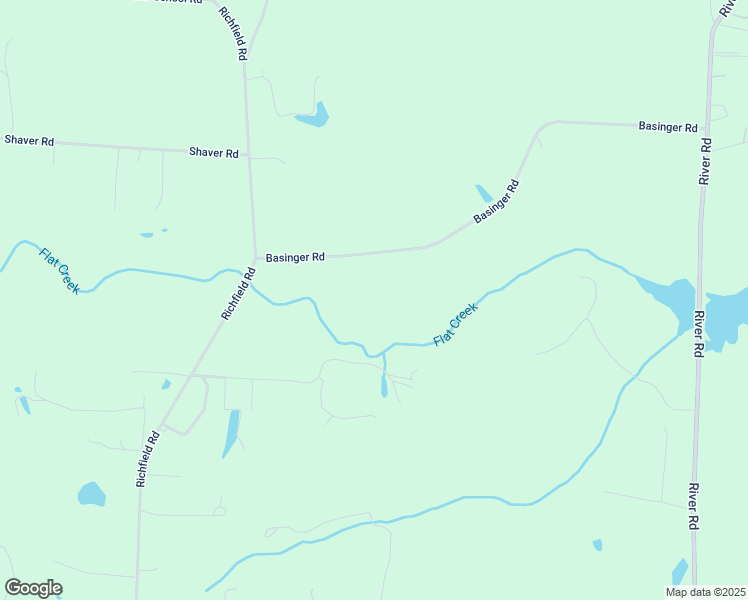 map of restaurants, bars, coffee shops, grocery stores, and more near Basinger Road in Richfield