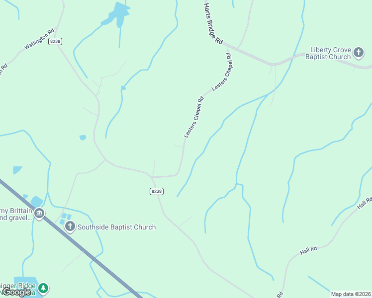 map of restaurants, bars, coffee shops, grocery stores, and more near 32 Lesters Chapel Road in Jackson