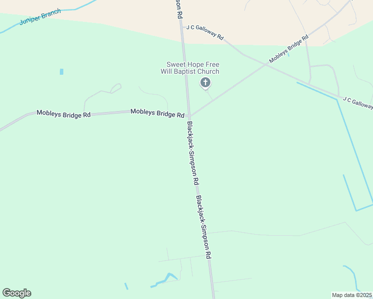 map of restaurants, bars, coffee shops, grocery stores, and more near 1714 Blackjack-Simpson Road in Greenville