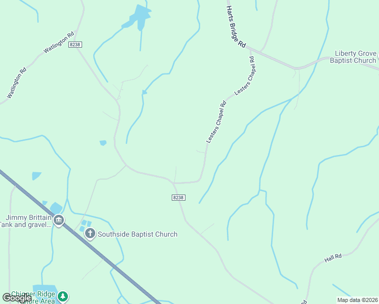 map of restaurants, bars, coffee shops, grocery stores, and more near 44 Lesters Chapel Road in Jackson