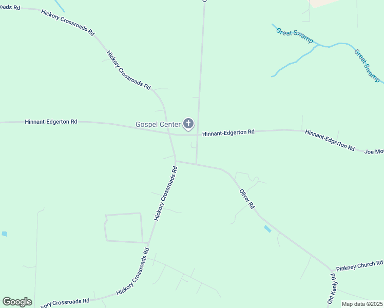 map of restaurants, bars, coffee shops, grocery stores, and more near 33 Cuddington Road in Kenly