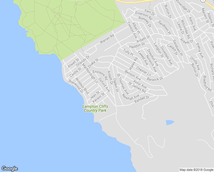 map of restaurants, bars, coffee shops, grocery stores, and more near 1950 Oxford Avenue in Cambria