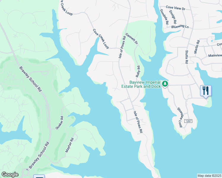 map of restaurants, bars, coffee shops, grocery stores, and more near 162 Lake Pine Road in Mooresville