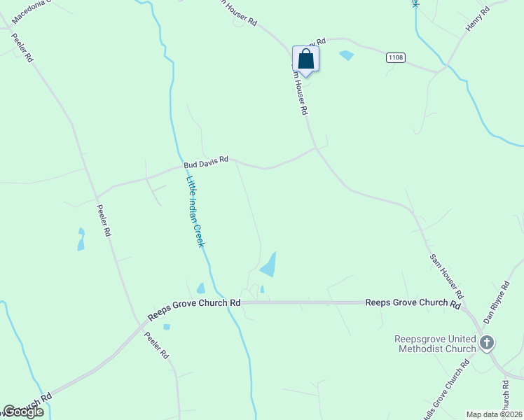 map of restaurants, bars, coffee shops, grocery stores, and more near 7601 Bud Davis Road in Vale