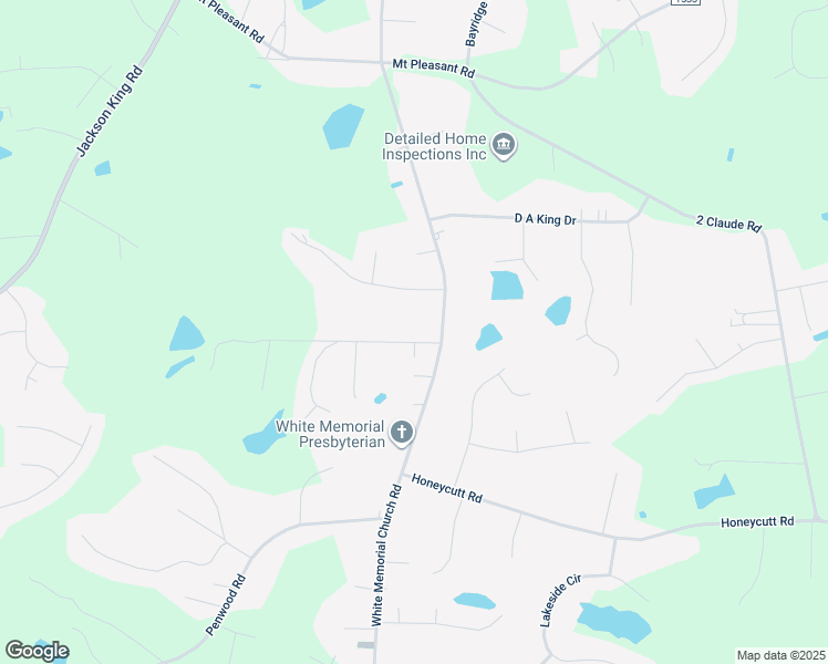 map of restaurants, bars, coffee shops, grocery stores, and more near 70 Tranquil Lane in Johnston County