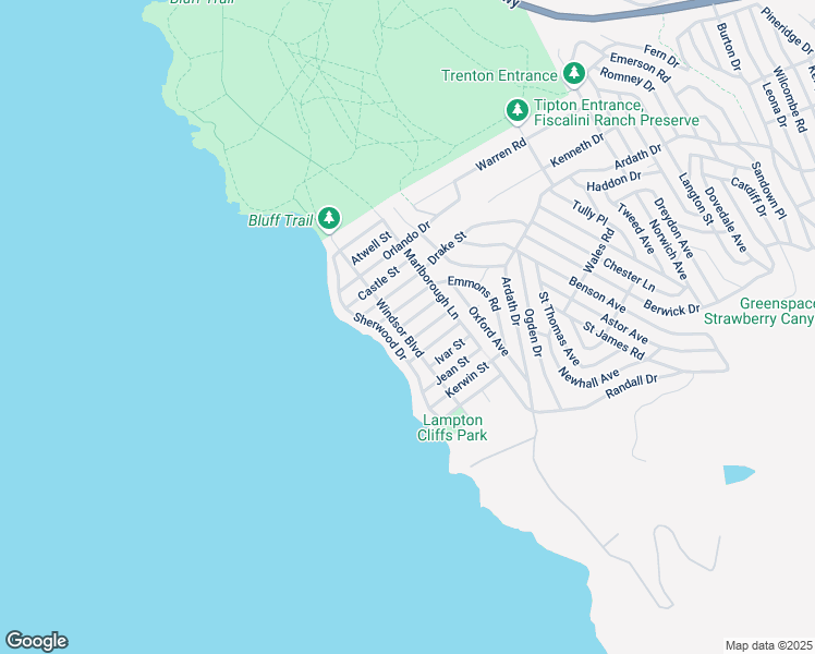 map of restaurants, bars, coffee shops, grocery stores, and more near 2224 Windsor Boulevard in Cambria