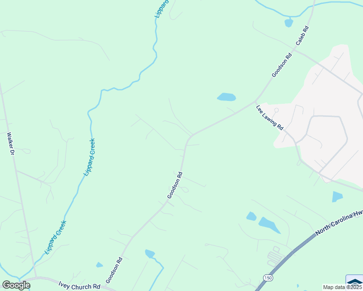 map of restaurants, bars, coffee shops, grocery stores, and more near 3843 Goodson Road in Maiden