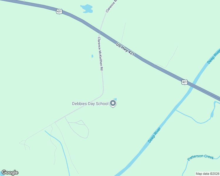 map of restaurants, bars, coffee shops, grocery stores, and more near 919 Clarence McKeithen Road in Sanford