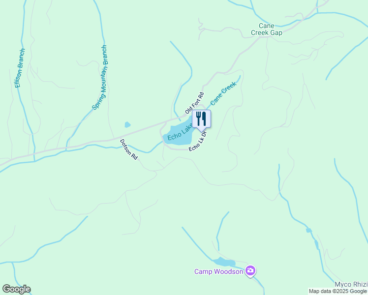 map of restaurants, bars, coffee shops, grocery stores, and more near 75 Echo Lake Drive in Fairview
